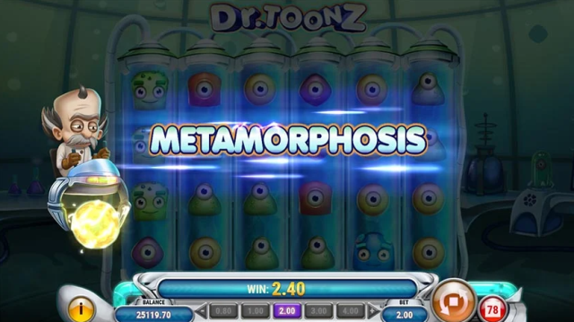 Dr. Toonz, φρουτάκια, slots